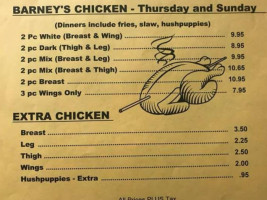 Ney's Korner And Grill menu