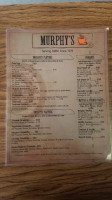 Murphys menu