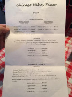 Chicago Mike's Pizza menu