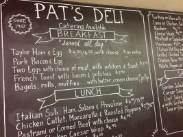 Pat's Village Deli food
