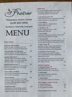 Phoever menu