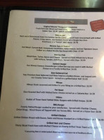 Moores Bar Restaurant menu