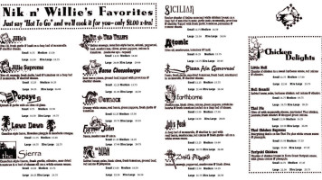 Nik-n-willies-pizza menu