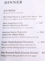 The Continental At The Ford House menu