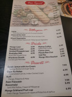 Masala Bae menu