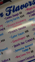 Love Boat Ice Cream menu