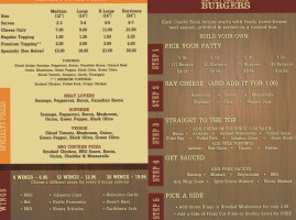 Castle Rock Trading Post Event Center menu