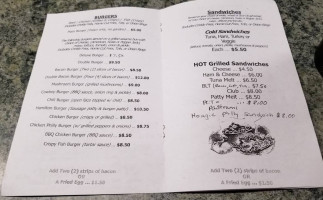 Hamilton Cafe Store menu