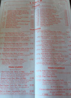 Tao's Oriental Cuisine menu