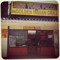 Golden Indian Grill Pizza food