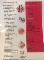 Fuji 3 (mandarin) menu