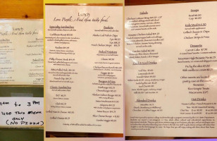 Grand View Cafe And Rv Park menu
