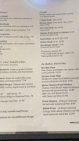 La Bahia Restaurant menu