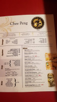 Chee Peng Chinese menu