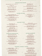Ironbound And Inn menu