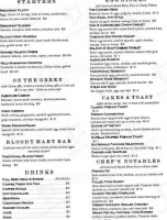 Garrett Hill Ale House menu