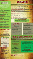Z's Fork Horners menu
