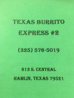 Texas Burrito Express #2 inside