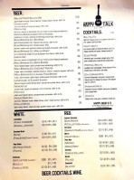 Happy Talk Lounge Restaurant Bar menu