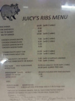 Juicy Ribs menu
