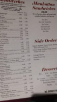 Rumors Restaurant Bar menu