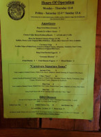 Carnivore Bbq menu