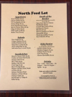 North 40 Feedlot menu