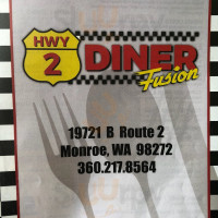Hwy 2 Fusion Diner food