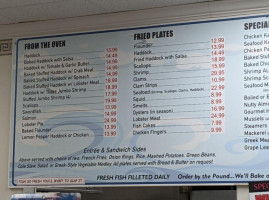 Bradford Seafood Fish Market menu