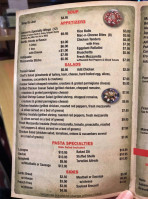 Amore's Pizzeria And menu