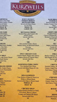 Kurzweil's Country Meats menu