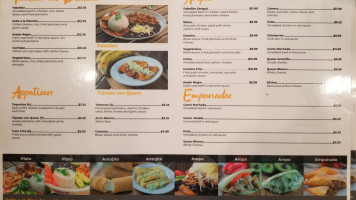 Venezuelan Chamo Cuisine menu