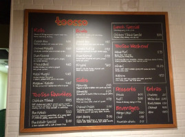 Toosso menu