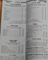 C K Variety menu