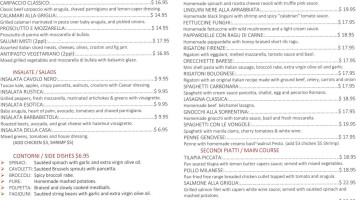 Fragole menu