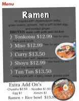 Ramen Sho food