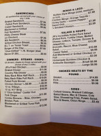 Jr’s Bbq And Saloon menu