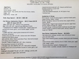 Fire-n-spice Vegan Bakery And Juices menu