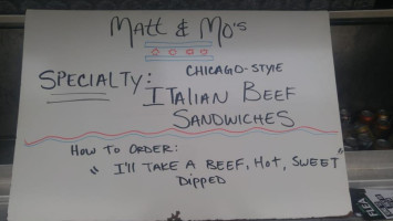 Matt Mo's Italian Beef food