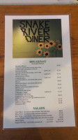 Snake River Diner menu