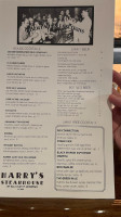 Harry's Steakhouse-grand Forks menu