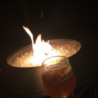 The Fire Pit On The Vinyl Deck At The Vinyl Barn food