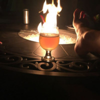 The Fire Pit On The Vinyl Deck At The Vinyl Barn food