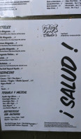 Papi Chulo's menu