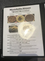 Wendell's Diner menu