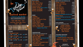 Salty Wave Seafood Market menu