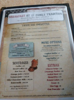 Family Tradition menu