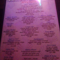 Parrot's Cay Tavern Grill menu