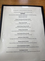 Creek View Grill menu