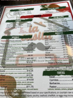 La Casita Authentic Mexican menu